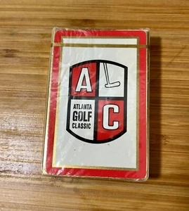 Tarjetas de juego nuevas vintage clásicas de golf Atlanta marrón y Bigelow sin abrir - Imagen 1 de 6