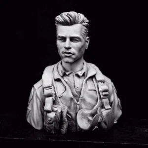 1/10 resin bust figure model Bust of a US Navy Lieutenant unassembled unpainted - Picture 1 of 2