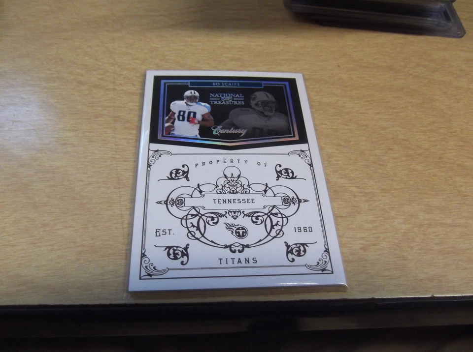 2011 NATIONAL TREASURES #142 BO SCAIFE *CENTURY* MACH #18/25 MADE - Image 1 of 1