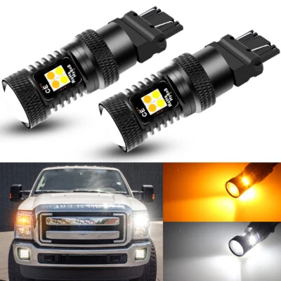2X Bombillas LED Switchback intermitente para Ford F-150 F-250 F-350 Super Duty Foto 1 de 4