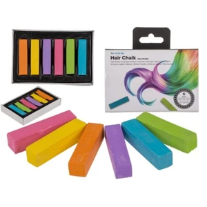 Juego de 6 tizas para el cabello colores lavables color para el cabello Hair Chalk - Imagen 1 de 7