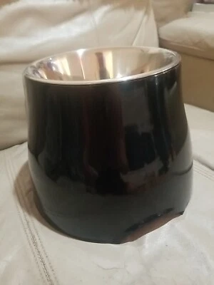 Тарелка с едой и водой для щенков Dogit Elevated Dog Bowl 900 мл синяя, черная, белая - Изображение 1 из 4