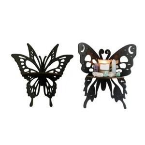 Elegant Corner Shelf Hollow Butterfly Shaped Storage Rack Decorated Stand - Picture 1 of 10
