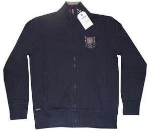 HERREN SWEATSHIRT SHIRT M L XL XXL 3XL Jacke Zip mit Taschen dunkelblau Baumwolle Be Board - Bild 1 von 2