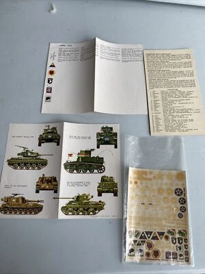 VTG   E.S.C.I. Milan Italy  Decals for Tanks U.S United States  New Gaming - Image 1 of 4