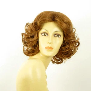 mid length wig for women curly blond mid-copper ref camie 27 PERUK - Picture 1 of 8