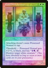 Possessed Nomad FOIL Torment PLD White Rare MAGIC THE GATHERING CARD ABUGames