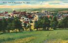 Postcard PA Shenandoah Pennsylvania Aerial View Linen Vintage PC J9151