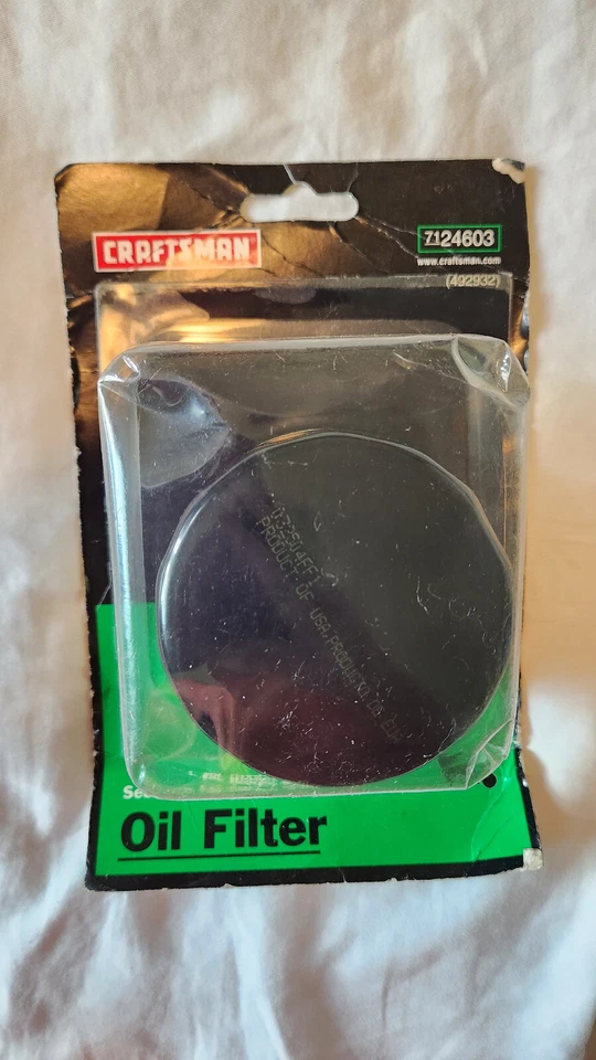 Filtro de aceite Craftsman para cortacésped de motor Briggs & Stratton Tecumseh 7124603 Foto 1 de 2