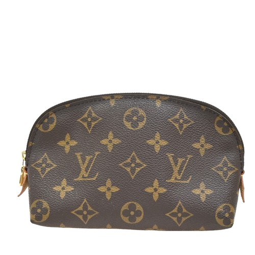 LOUIS VUITTON（LV） Pochette Louis Vuitton pochette cosmetica pochette monogramma pelle marrone M47515 36EE930