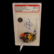 2008 Press Pass Silver /199 Darius Reynaud #PPS-DR Rookie Auto RC PSA 10 WVU