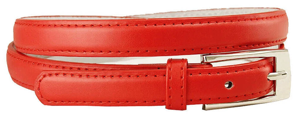 Cinturón de vestir ajustado de color liso para mujer, 3/4" de ancho *¡Múltiples colores!* ENVÍOS DESDE NOSOTROS Foto 1 de 1