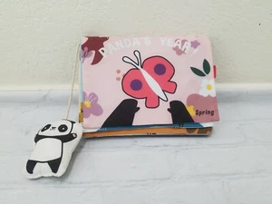 Beiens Panda's Year & Day Baby Cloth Calender Book Toys, Touch Crinkle Toddler - Picture 1 of 7