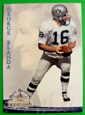 George Blanda Oakland Raiders 1994 Ted Williams #45 Football Card  - Image 1 of 2