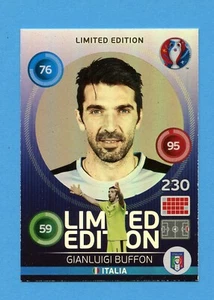 (P5) EURO 2016 -Adrenalyn Panini- Card LIMITED EDITION- BUFFON - ITALIA - Imagen 1 de 2