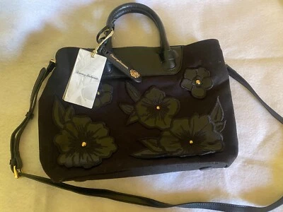 Tommy Bahama Casbah Satchel Color is Black New with Tags   - Image 1 of 4