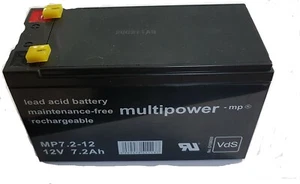Akku 7,2AH 12V AGM Blei Gel Batterie USV UPS Systeme MODELLBAU 7Ah 12-Volt VDS! - Bild 1 von 1