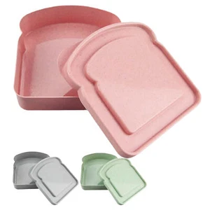 Sandwich Containers Toast Shape Storage Sandwich Containers for Kids Reusable - Picture 1 of 15