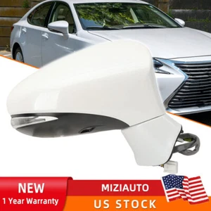 Espejo retrovisor eléctrico lado del pasajero derecho para Lexus ES350 2013-2018 luz de charco de señal - Imagen 1 de 13