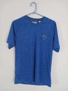Adidas Climalite Short Sleeve Blue Tshirt Men's Size M NEW - Picture 1 of 6