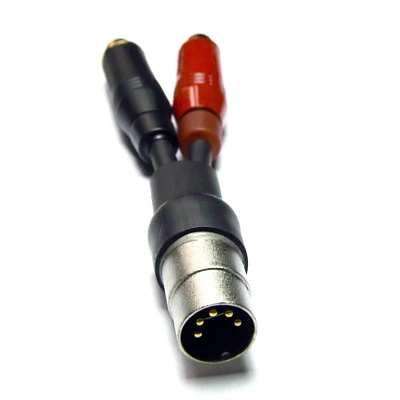 10cm '5 pin NON LOCKING DIN - FEMALE RCA' Gotham GAC-1 DIN converter cable - Image 1 of 3