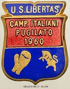 TURIN UNIONE SPORTIVA LIBERTAS ABZEICHEN ITALIENISCHE MEISTERSCHAFTEN BOXEN 1960 - Bild 1 von 6