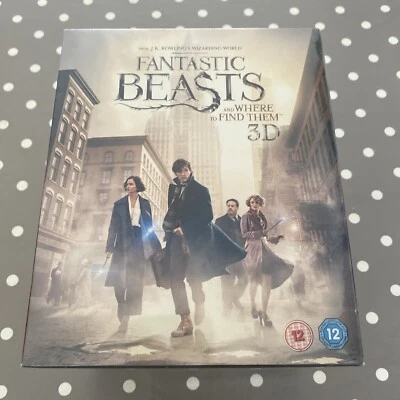 Fantastic Beasts Where To Find Them NEW SEALED 3D COLLECTORS BLU RAY & FIGURE - Image 1 of 4