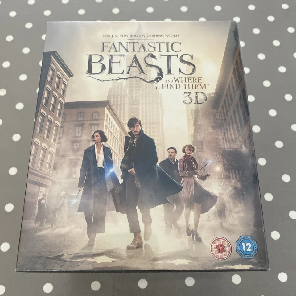 Fantastic Beasts Where To Find Them NEW SEALED 3D COLLECTORS BLU RAY & FIGURE - Image 1 of 4