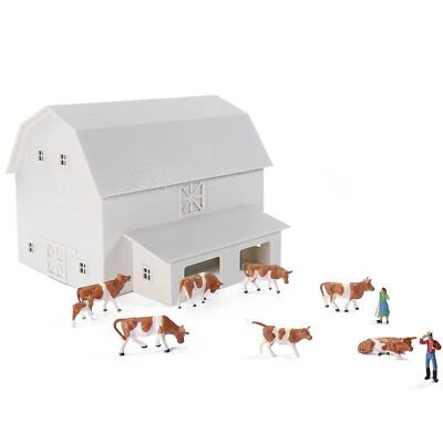 HO Scale DELUXE BARN CHICKEN COOP Not-built Farm Building Kit Model Railroad - Image 1 of 4