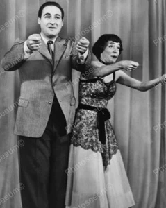 Sid Caesar & Imogene Coca Performing 1954 Vintage 8x10 Reprint Of Old Photo - Picture 1 of 1