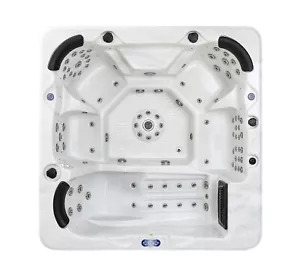 HOT TUB 6 SEATER PALMA+ LUXURY AMERICAN BALBOA 32AMP SPA LIGHTS MUSIC STOCK NEW - Picture 1 of 10