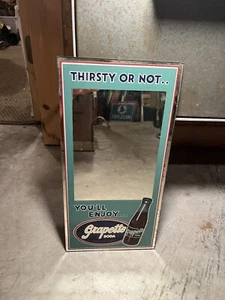 Vintage Grapette Soda Schild Spiegel - Bild 1 von 3