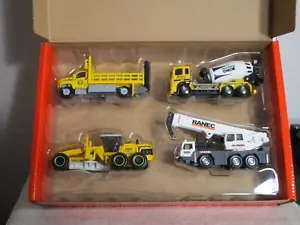 MATCHBOX REAL WORKING RIGS 4PC ULTIMATE TRUCK SET HCC07 IN COLLECTOR PACKAGING - Picture 1 of 2