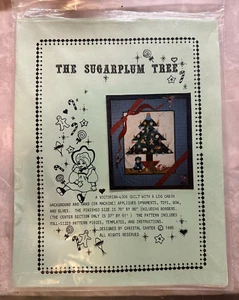 The Sugarplum Tree Vintage Christmas Quilt Pattern Cristal Carter 1985 - Bild 1 von 6