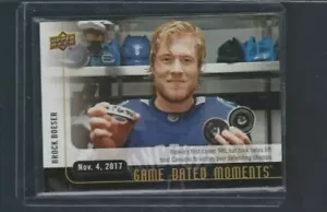 2017-18 Upper Deck Game Dated Moments # 11 Brock Boeser - Picture 1 of 1