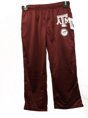 New Texas A & M Aggies Youth Sizes S-M-L-XL Maroon Performance Pants $30 Cover