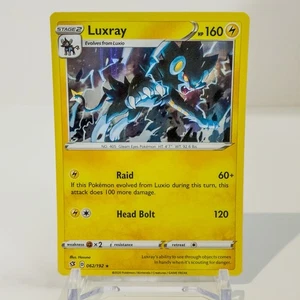 Luxray 062/192 Rare Rebel Clash Pokemon TCG HOLO RARE - Picture 1 of 2