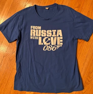 T-shirt maglietta Tampa Bay Lightning "Dalla Russia con amore" Nikita Kucherov #86 XL - Foto 1 di 2