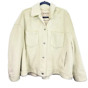 Free People We The Free Cozy Swing Opal Jacket in Faux Fur Size Small - Bild 1 von 9