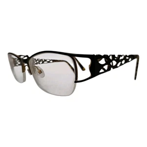 Prodesign Denmark 5134 c.6031 Dark Brown/Gold Eyeglasses Frame 53□18-135 Japan - Picture 1 of 22