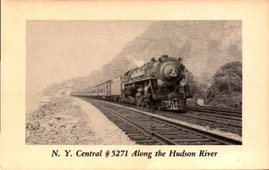 VINTAGE WILLIAM REED GORDON POSTCARD-NY CENTRAL #5271, ALONG THE HUDSON BK80 - Picture 1 of 2