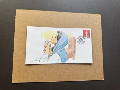 Filipinas 1989 FDC (24) + Legión de María #2025 + Cachet pintado a mano + 6/6 hecho Foto 1 de 2