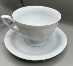 ROSENTHAL CLASSIC Rose Embossed Coffee Tea Cup Excellent Condition - Picture 1 of 9