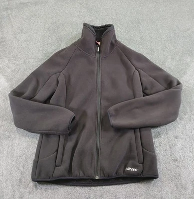 Hi Tec Jacket Womens Extra Large Black Fleece Gorpcore Outdoor - Image 1 of 4