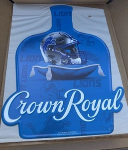 Detroit Löwen/Krone Royal Bar Metall Blechschild Wanddeko Männerhöhle Garage Deko - Bild 1 von 3