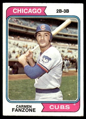 1974 Topps Carmen Fanzone Chicago Cubs #484 - Image 1 of 2