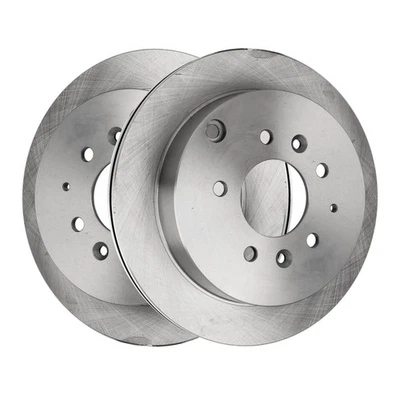 Par de discos de freno traseros naturales para Mazda MPV 2004-2006 lado conductor y pasajero Foto 1 de 4