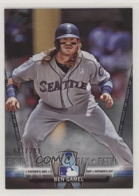 2018 Topps Topps Salute Series 1 Father's Day Black /299 Ben Gamel #TS-22 - Image 1 of 2