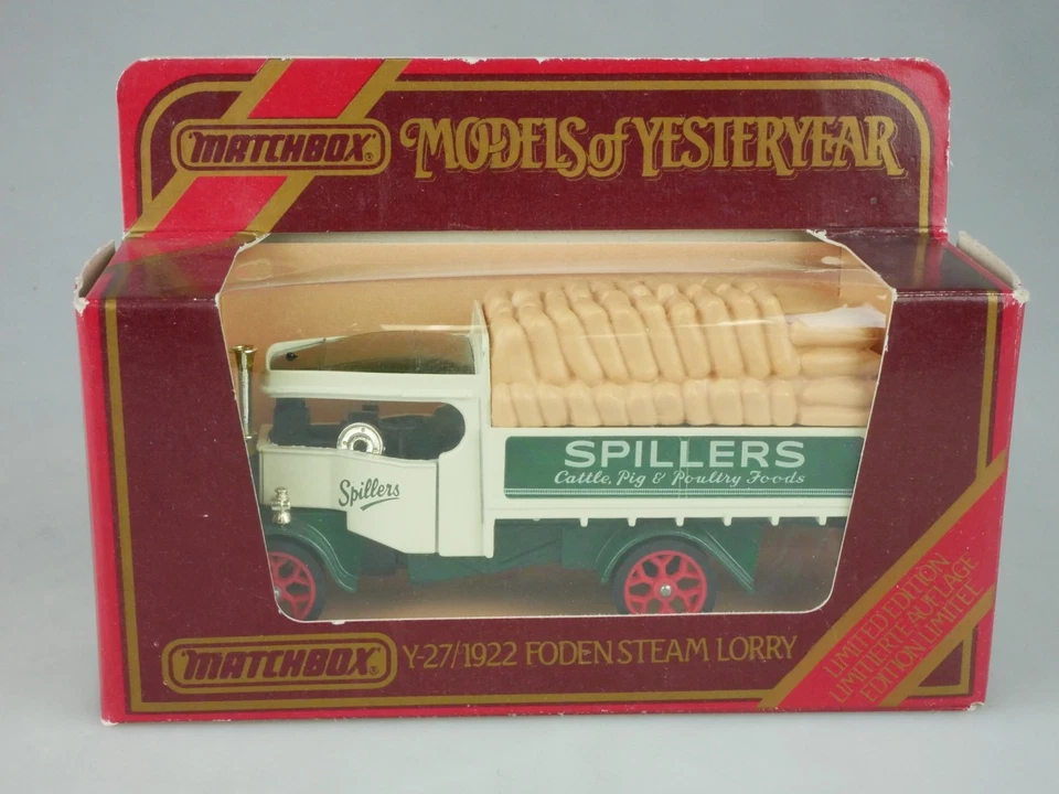 Y-27-1 1922 Foden Lkw SPILLERS - 40786 Matchbox MoY Yesteryear - Bild 1 von 4