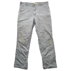 Carhartt Herren Hose Grau 40x34 (passt 39x30) Relaxed Fit Rugged Flex Canvas - Bild 1 von 18